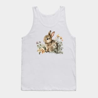 Adorable Baby Bunny Rabbit Women & Girls Cute Easter Graphic Tank Top